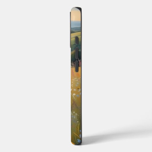 Black Dog Wildflower Case-Mate iPhone Case (Achterkant / Links)