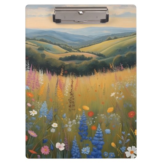 Black Dog Wildflower Clipboard Klembord (Voorkant)