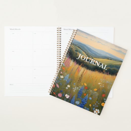 Black Dog Wildflower JOURNAL Planner (Display)