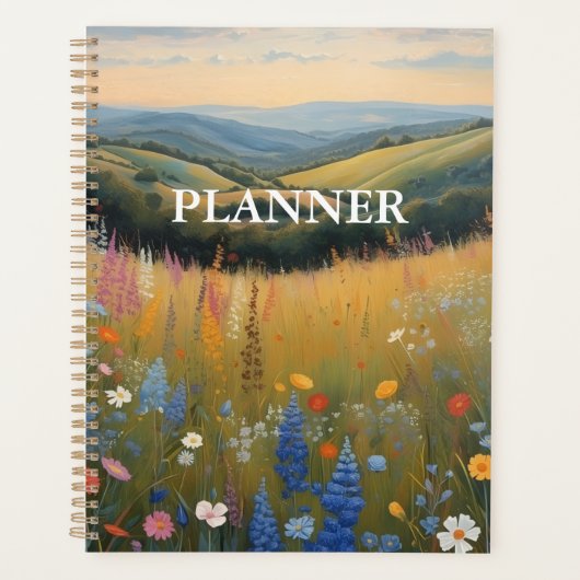 Black Dog Wildflower Planner (Devant)