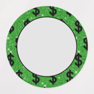 Black Dollar Sign Money Entrepreneur Wall Street Labels