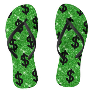 Black Dollar Sign Money Entrepreneur Wall Street Teenslippers