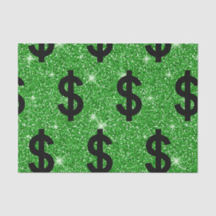 Black Dollar Sign Money Entrepreneur Wall Street Tissuepapier