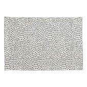 Black Dot Pattern Kussensloop (Achterkant-Rechts)