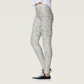 Black Dot Pattern Leggings (Links)