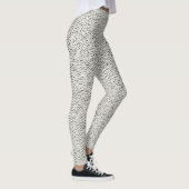 Black Dot Pattern Leggings (Rechts)