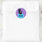 Black Dove Peace Sticker (Tas)