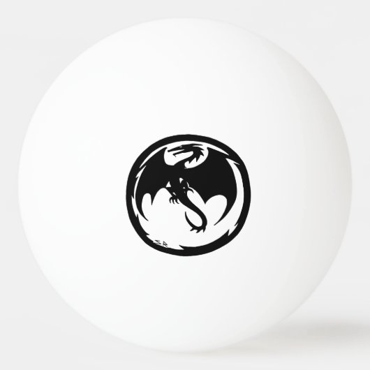 Black Dragon 1 ster pingpongbal Pingpongballen (Voorkant)