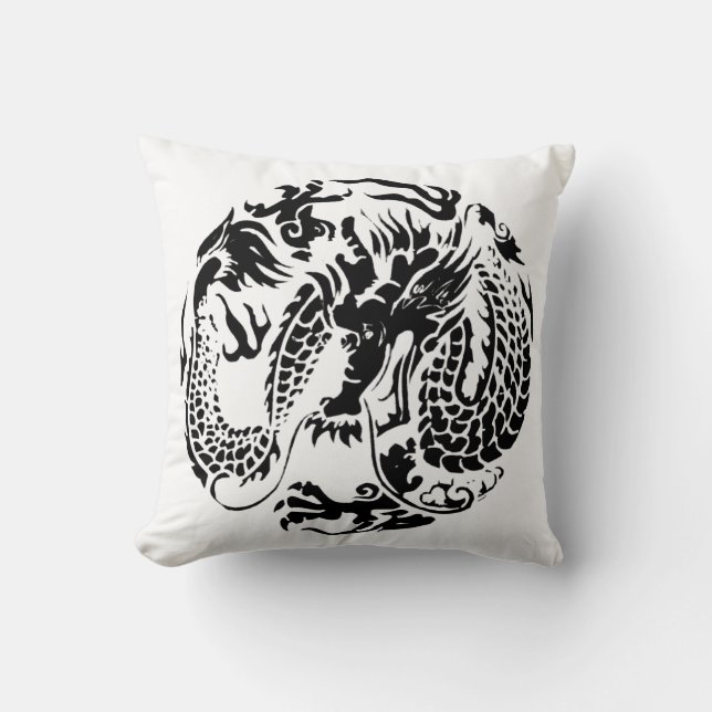 Black Dragon American MoJo Coussin (Recto)