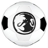 Black Dragon balle de football blanc (Tourné)