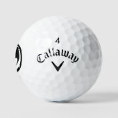 Black Dragon Callaway Supersonft golfballen 3 pk (Logo)