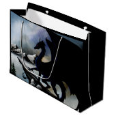 Black Dragon Fantasy Blue Mountains Groot Cadeauzakje (Voorkant Gekanteld)