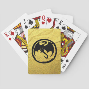 Black Dragon Gold Vein Poker speelkaarten