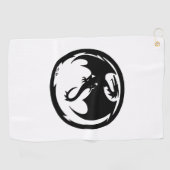 Black Dragon golfhanddoek (Horizontaal)