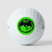 Black Dragon Green Taylor Made TP5 balles de golf (Recto)