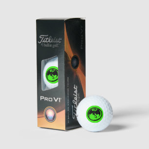 Black Dragon Green Titleist Pro V1 balles de golf