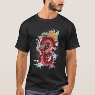 Black Dragon Mannen T-Shirt