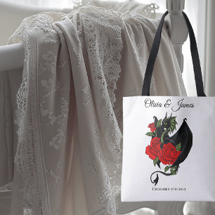 Black Dragon Red Roses Fantasie Draagtas