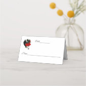 Black Dragon Red Roses Fantasy Bruiloft (Achterkant)