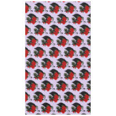 Black Dragon Red Roses Lavendel Tafelkleed (Voorkant)