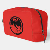 Black Dragon rode dopp kit Toilettasje (Rechterhoek)