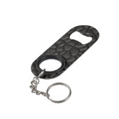 Black Dragon Scale Patroon Mini Flessenopener (Achterkant Gekanteld)