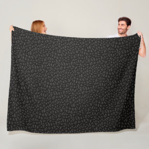 Black Dragon Scales Fleece Deken