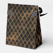 Black Dragon Scales Gouden Verjaardag Dank u Bedankdoosjes (Achterkant)