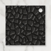 Black Dragon Scales Vaderdag Bedankjes Labels (Achterkant)