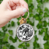 Black Dragon Sleutelhanger (Hand)