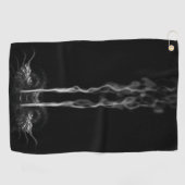 Black Dragon Smoke Golfhanddoek (Horizontaal)
