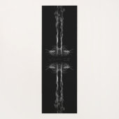 Black Dragon Smoke met Naam of Monogram Yogamat (Achterkant)