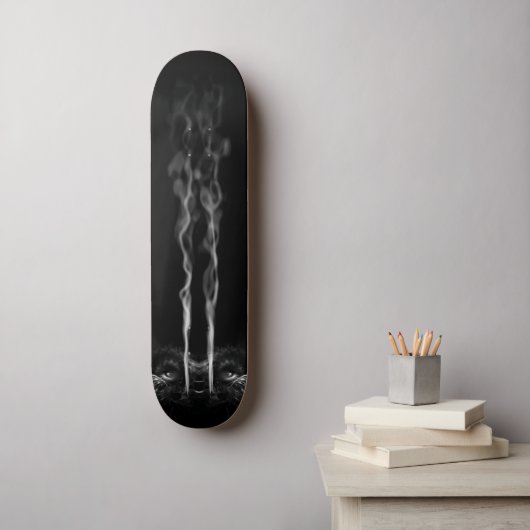 Black Dragon Smoke Skateboard (Muurkunst)