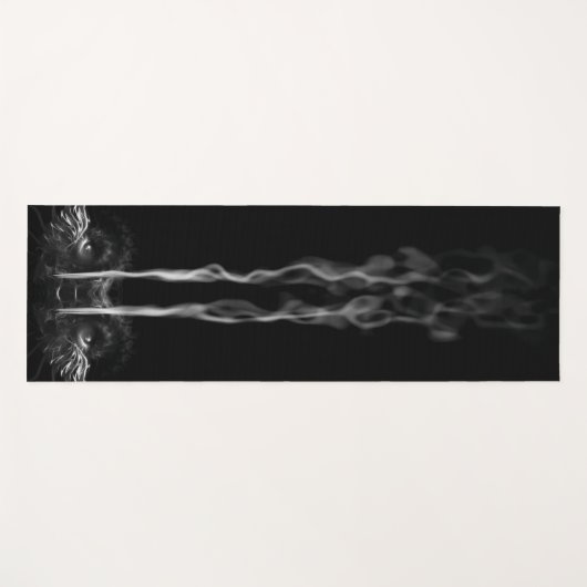 Black Dragon Smoke Yogamat (Voorkant (horizontaal))
