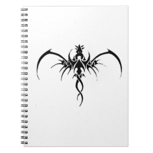 Black dragon tattoo notitieboek