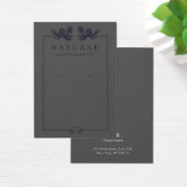 Black Earthy Earring Jewelry Display Visitekaartje (Bureau)