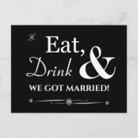 Black Eat Drink We hebben een gehuwde retrocessie.