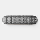 Black Echo Squares Skateboard (Horizontaal)
