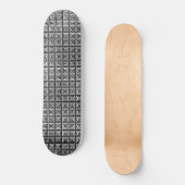 Black Echo Squares Skateboard (Voorkant)