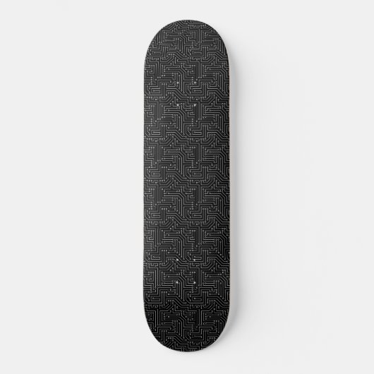 Black Electronica Skateboard (Voorkant)