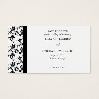 Black Elegance Enregistrer La Carte Date