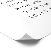 Black Elegant Script Typography Poster (Hoek)