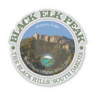 Black Elk Peak Sticker