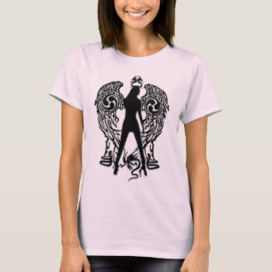 Black Embaas Serpent Angel Shirt