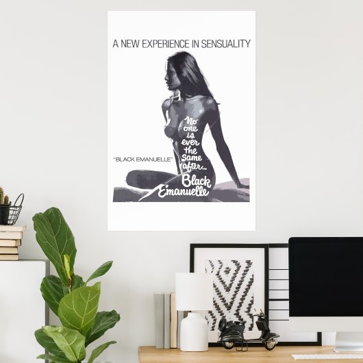 Black Emmanuelle Poster (Thuiskantoor)