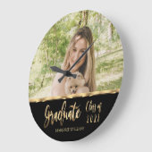 Black en Gold Script-foto Afstuderen klasse 2021 Grote Klok (Hoek)
