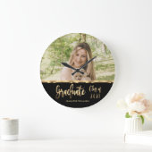 Black en Gold Script-foto Afstuderen klasse 2021 Grote Klok (Huis)