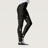 Black en Gold Spots Leggings (Rechts)