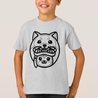 BLACK EN WHITE #54 - Hond en kat op een avontuur T-shirt