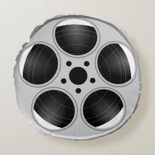 BLACK EN WITTE FILM REEL ROND KUSSEN